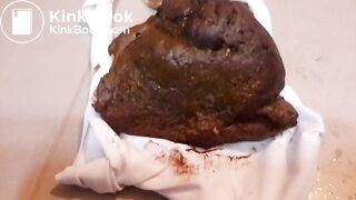 huge shit in white panties