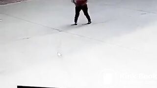 Explosion in the open