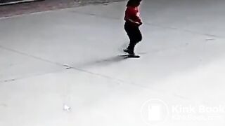 Explosion in the open