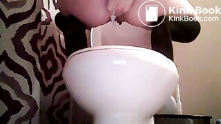 Constipated Schoolgirl Shitting