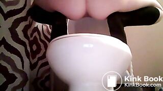 Constipated Schoolgirl Shitting