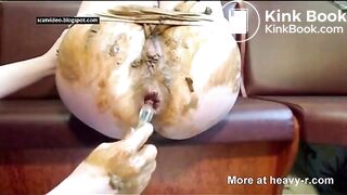 Shitty Scat Enema With Messy Anal Fist