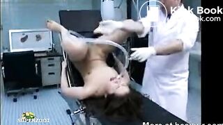 drinking her own enema directly from asshole