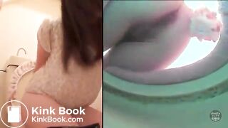 asian girls pooping on the toilet - jap girls shitting