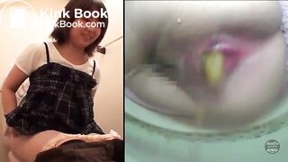 asian girls pooping on the toilet - jap girls shitting