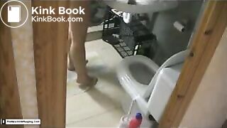 toilet babes in action