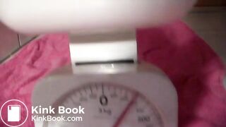 pretty skinny girl pooping alot