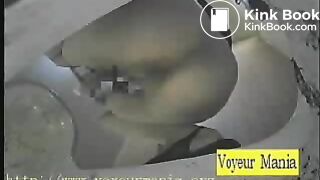 Japanese girl poops in the toilet