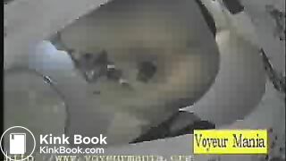 Japanese girl poops in the toilet