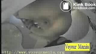 Japanese girl poops in the toilet