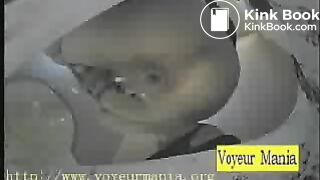 Japanese girl poops in the toilet