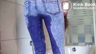 Scat in jeans
