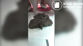 amateur shit all over the floor