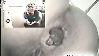 Brittanie pooping on the toilet