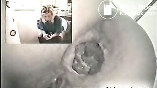 Brittanie pooping on the toilet