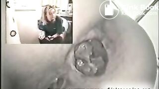 Brittanie pooping on the toilet