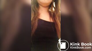 Rebecca pooping for me