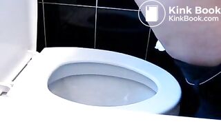 overhead-sideview toilet