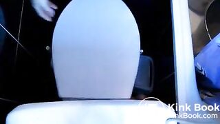 overhead-sideview toilet