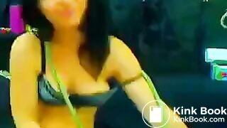 Spanish brunette teen eating her own poop