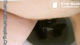 Woman Shitting