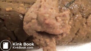 Releasing huge turd on tiled floor