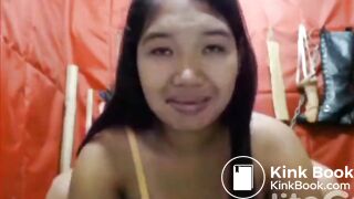 Asian Girl eat her own Poo