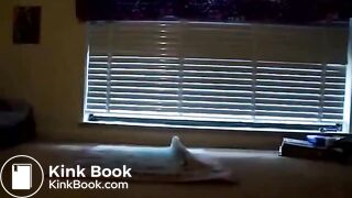 Straining on living room floor