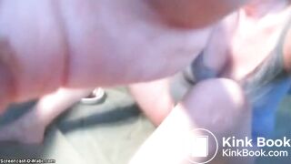 Granny eat her own Shit