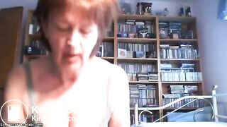 Granny eat her own Shit