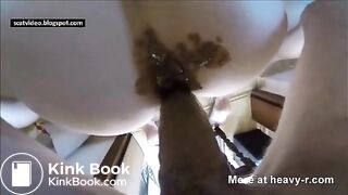 Amateur Scat Fuck Cum on Shitty Toes