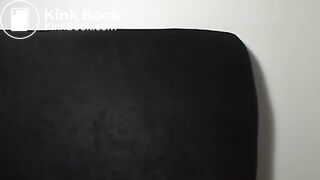 Shitting in Blue Bucket