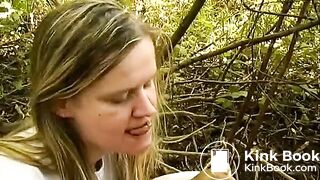 Girl pooping in her shorts -