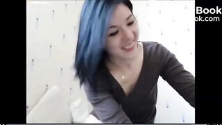 Sniffing dirty fingers and farting