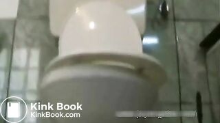 Beautiful girl shitting