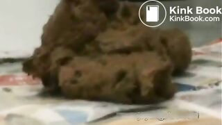 Beautiful girl shitting