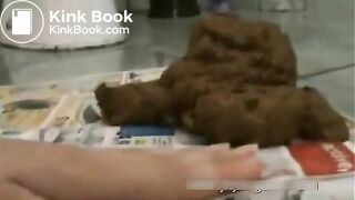 Beautiful girl shitting