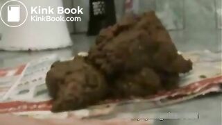 Beautiful girl shitting