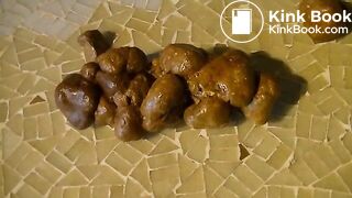 Thick constipated turd