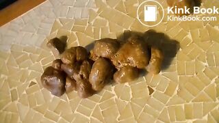 Thick constipated turd