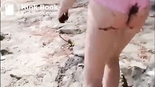 Jolie chieuse en extérieur 1