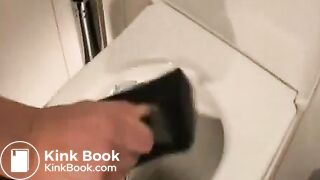 Hot Thin Babe,  shits into sexy heels2