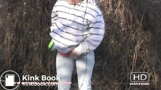 Poop on a frosty morning