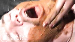 hot dark couple shit and puke pt2