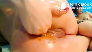 squirt vixen fisting her shithole