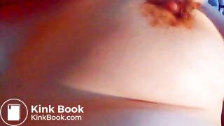 Touching her nipples