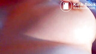 Touching her nipples