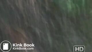 Woman shitting in the bushes - Pooping and pissing girls Poo