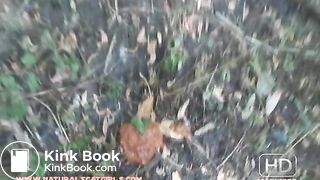 Woman shitting in the bushes - Pooping and pissing girls Poo