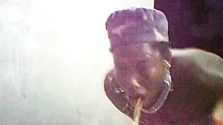 black slut - puke attack!